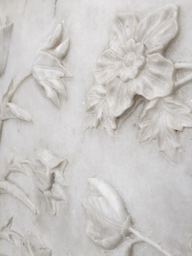 Milky white flowers everywhere. 