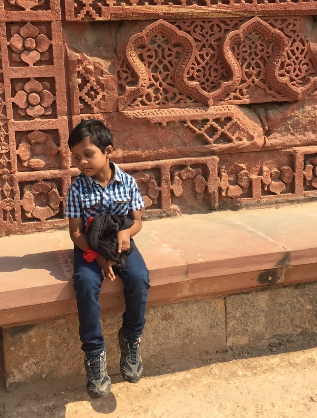 Bored. One day he'll appreciate it.