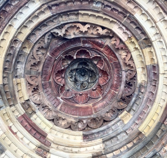 Exquisite detail underneath one of the domes.