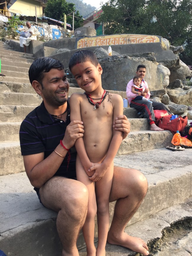 This man asked me to take this photo, I swear!