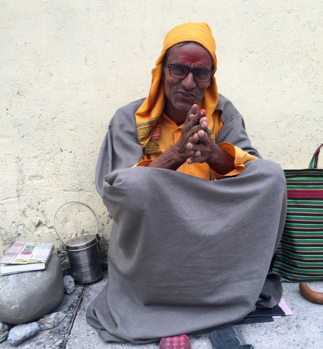 One of the men I spoke with each morning. He came to Rishikesh eight years ago because his guru told him to study here, and in spiritual pursuit he relies on the kindness of others for food and shelter. 