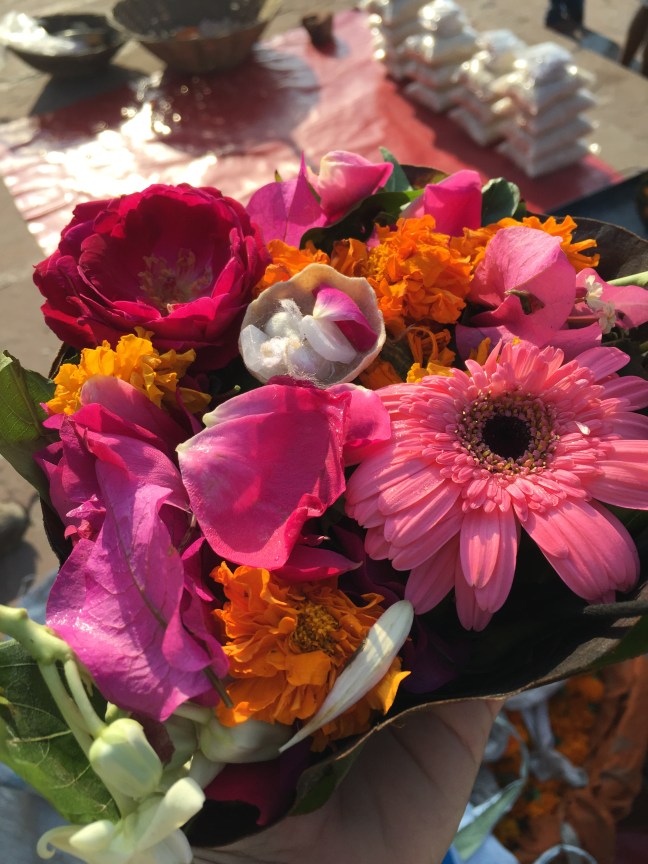 For the goddess Ganges.