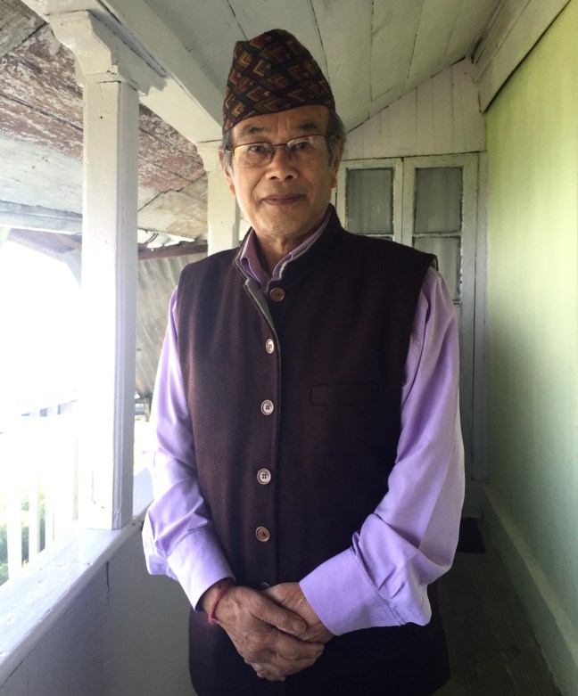 Lovely, intelligent, articulate man, and my host.