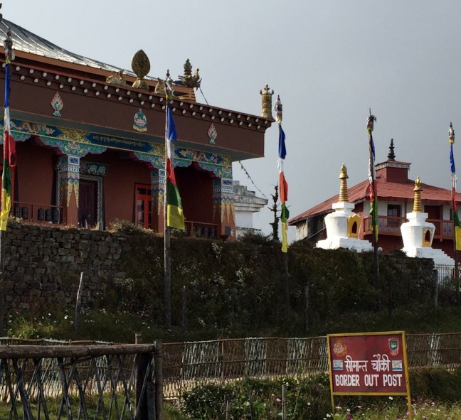 Crossing back into India.