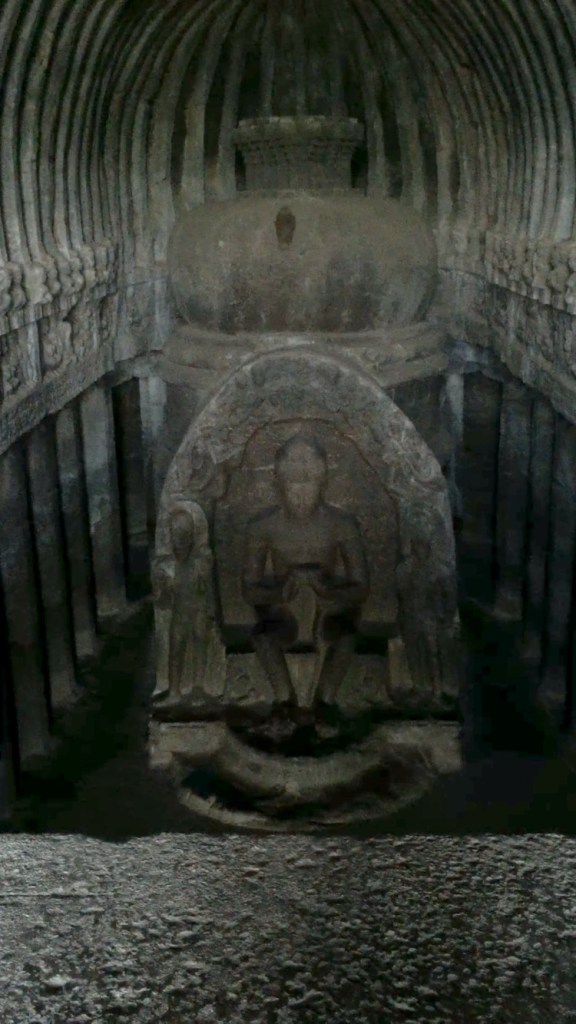 Big, beautiful Buddha from above. 