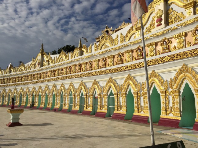 Hilltop temple at Sagaing Hill. 