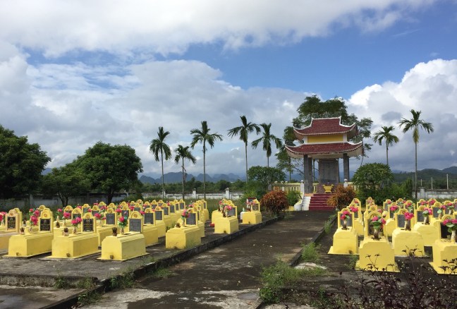 A memorial honoring all the soldiers who died in this area.