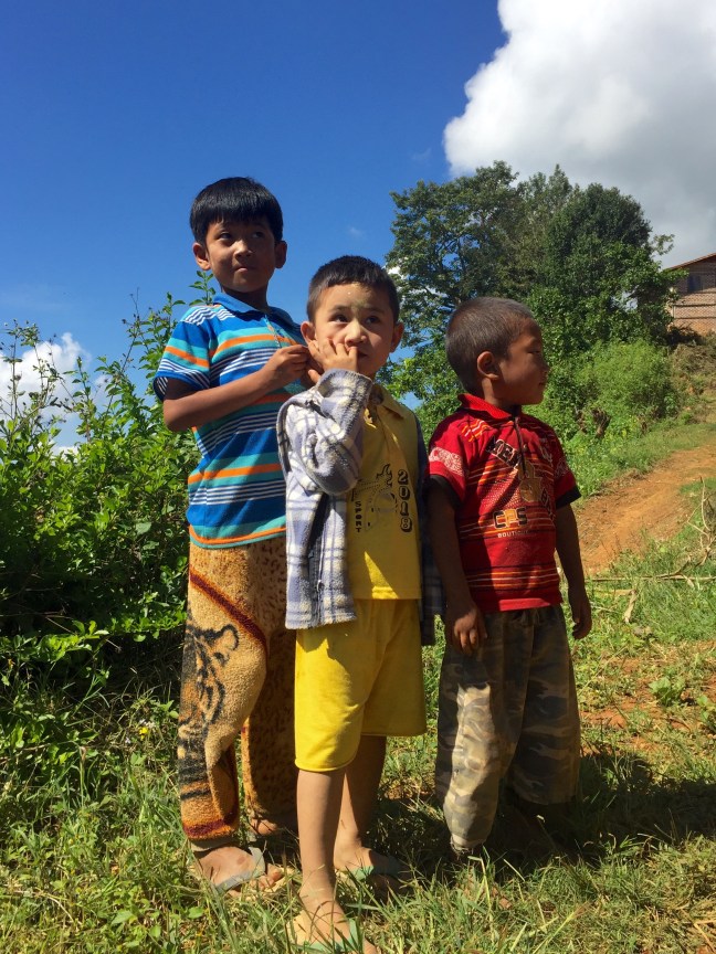 These cuties... they were ecstatic when we gave them out extra protein bars we'd been carrying around. 