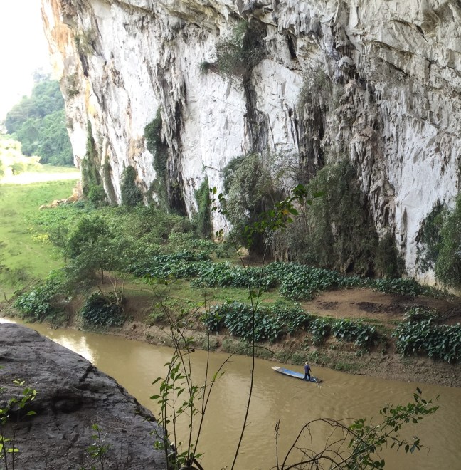 Local fisherman passing through. 