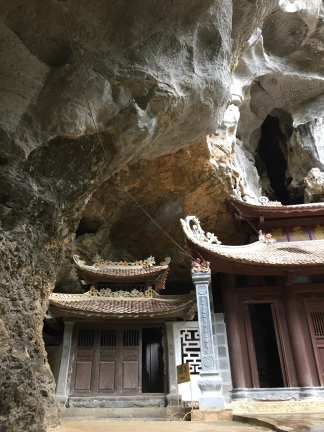 Bich Dong, a trio of 18th Century Pagodas, this one situated at the entrance of a large cave.