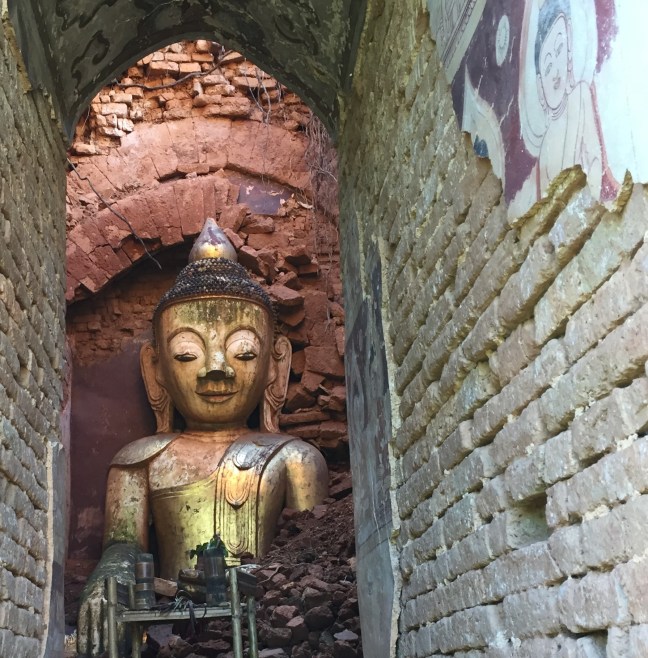 Perspective and bits of decaying paintings.