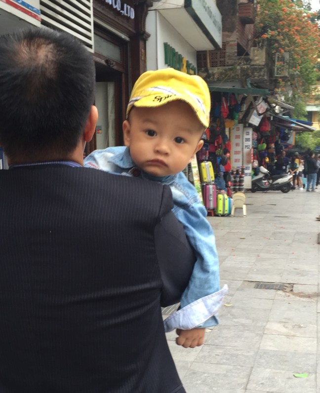 He stared at me like this for an entire block. I couldn't resist.