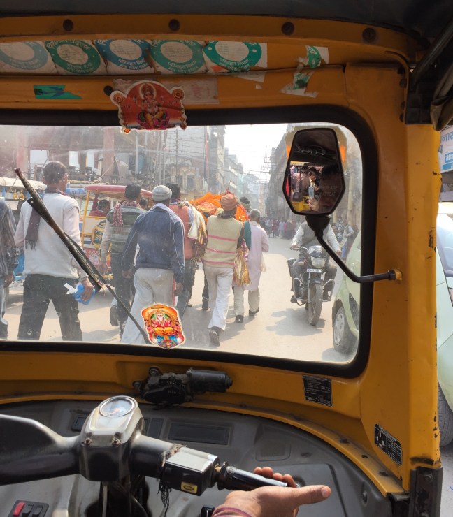 Funeral procession toward Manikurnika