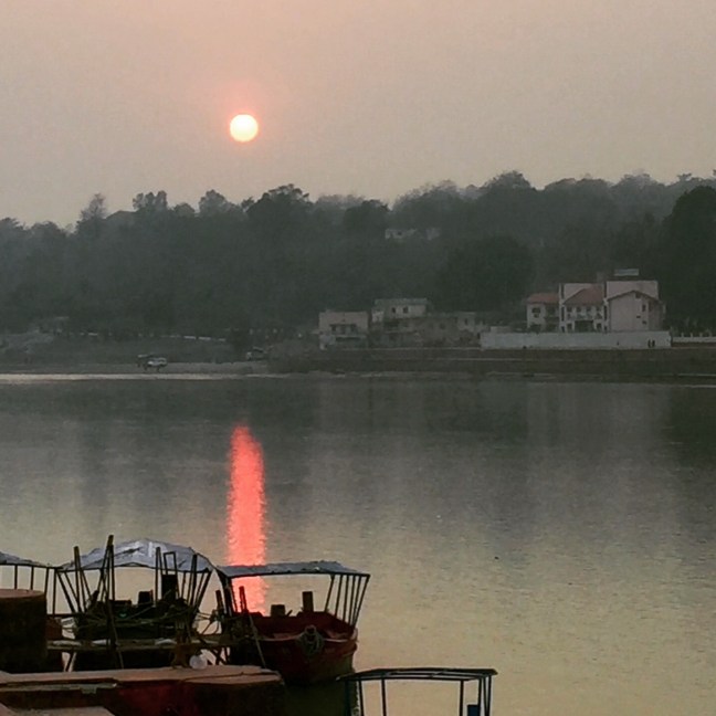 Reflections at sunset