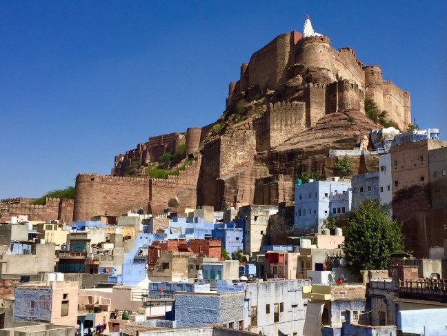 Mehrangarh Fort... the view from my window.